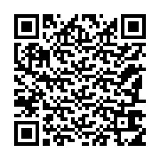 Kode QR untuk nomor Telepon +12187615831