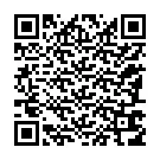 QR Code สำหรับหมายเลขโทรศัพท์ +12187616028