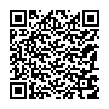 QR-kood telefoninumbri jaoks +12187616115