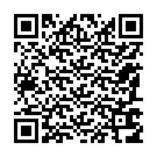 Código QR para número de teléfono +12187616117