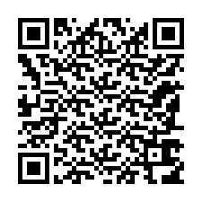 QR код за телефонен номер +12187616895