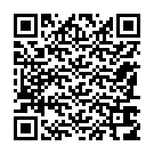 QR kód a telefonszámhoz +12187616897