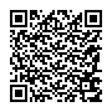 QR-код для номера телефона +12187617712