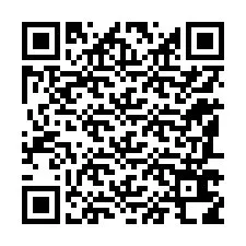 QR код за телефонен номер +12187618652