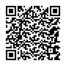 QR Code สำหรับหมายเลขโทรศัพท์ +12187619057