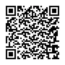 QR kód a telefonszámhoz +12187624812