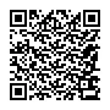 QR-koodi puhelinnumerolle +12187633377