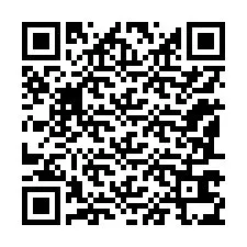 QR-код для номера телефона +12187635075