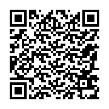 QR код за телефонен номер +12187635747