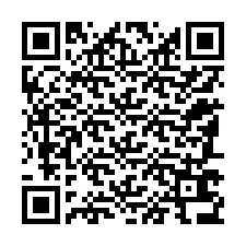 QR код за телефонен номер +12187636218