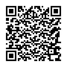 Kode QR untuk nomor Telepon +12187638311