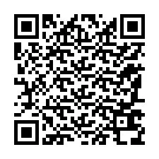 Kode QR untuk nomor Telepon +12187638312