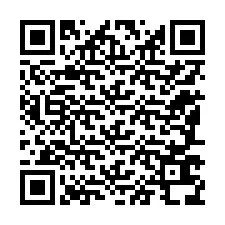 QR код за телефонен номер +12187638326