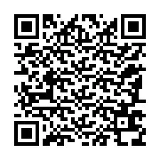 QR код за телефонен номер +12187638528