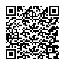 Código QR para número de telefone +12187638968