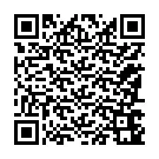 Codice QR per il numero di telefono +12187641279