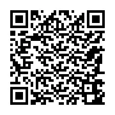 QR код за телефонен номер +12187642287