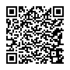 QR-code voor telefoonnummer +12187642933