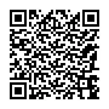 QR Code สำหรับหมายเลขโทรศัพท์ +12187644045