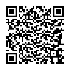 QR-code voor telefoonnummer +12187644138