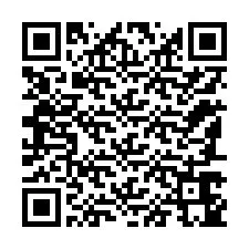 Codice QR per il numero di telefono +12187645881