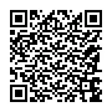 QR код за телефонен номер +12187646079