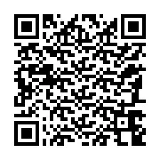 QR-kood telefoninumbri jaoks +12187648808