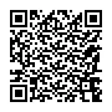 Codice QR per il numero di telefono +12187648953