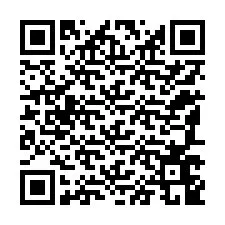 Codice QR per il numero di telefono +12187649704