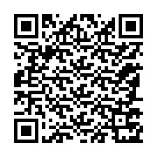 QR код за телефонен номер +12187771289