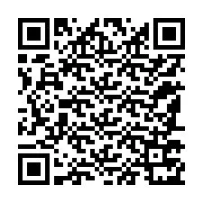 Codice QR per il numero di telefono +12187771290