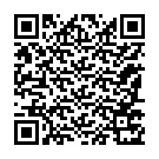 Código QR para número de teléfono +12187771765