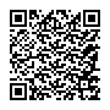 QR код за телефонен номер +12187775769