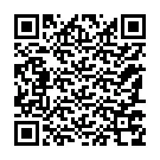 QR kód a telefonszámhoz +12187778181