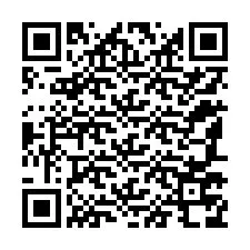 QR-koodi puhelinnumerolle +12187778300