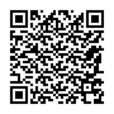 Código QR para número de teléfono +12187778317