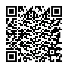 QR Code pour le numéro de téléphone +12187779638