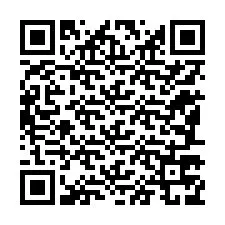 QR-koodi puhelinnumerolle +12187779832