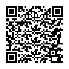 Código QR para número de teléfono +12187780347