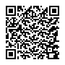 Código QR para número de teléfono +12187780348