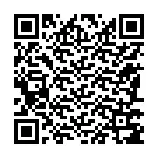 QR-koodi puhelinnumerolle +12187787226