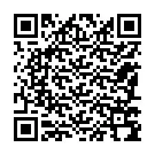 Codice QR per il numero di telefono +12187794627