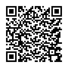 QR-koodi puhelinnumerolle +12187794698