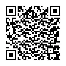 QR-koodi puhelinnumerolle +12187795446