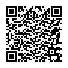 QR-koodi puhelinnumerolle +12187795453