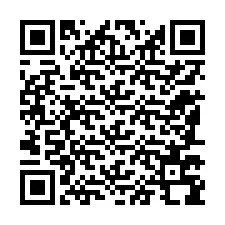 Código QR para número de telefone +12187798596