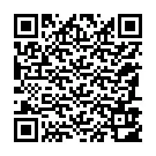 QR kód a telefonszámhoz +12187902548