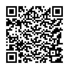 QR-koodi puhelinnumerolle +12187902550