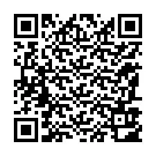 QR-код для номера телефона +12187902552