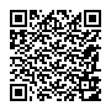 QR-код для номера телефона +12187902557